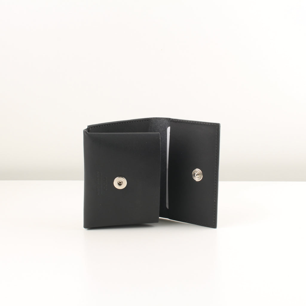 ★BLACKUP★ MOSAIC CARD WALLET BLACK UPCYCLED K23F-WA2-343- MOSAIC CARD WALLET (BLACK) / UPCYCLED - 카네이테이